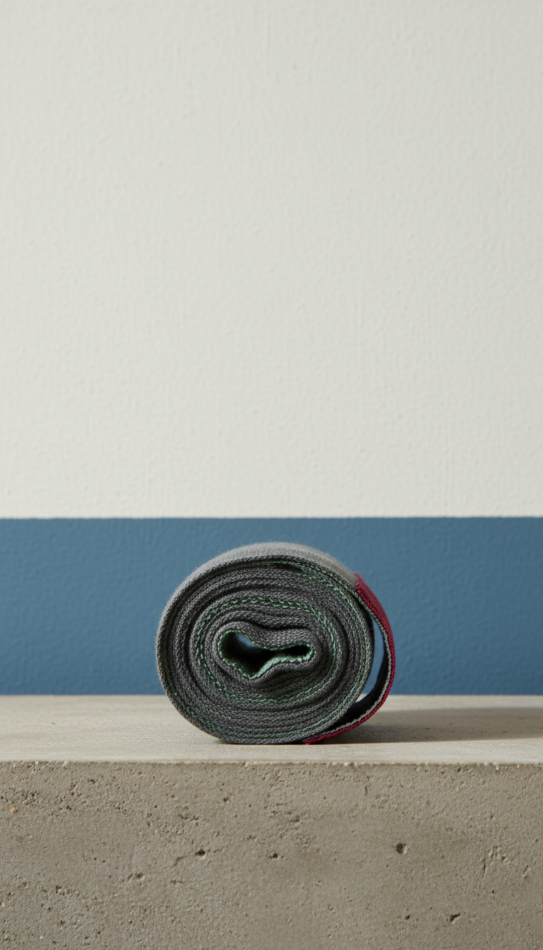 Mat Canvas hand wraps partially unrolled